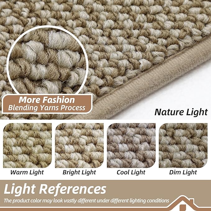 BEQHAUSE Dirt Trapper Door Mat 24" x 60", Non-Slip Washable Doormats Entrance - Image 5