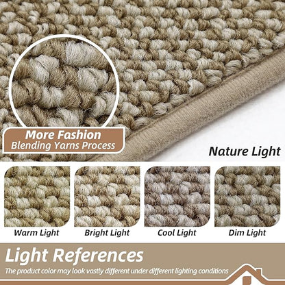 BEQHAUSE Dirt Trapper Door Mat 17"x30", Non-Slip Doormats Washable Entryway Rugs - Image 5