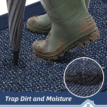 BEQHAUSE Indoor Door Mat 24" x 60", Dirt Trapper Door Mats Non-Slip Entryway - Image 3