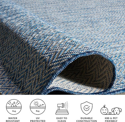 SAFAVIEH Outdoor Square Rug 6'7" - Image 7