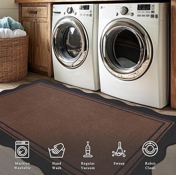 Easy Jute 3x5 Outdoor Rug Washable Non Slip Rug - Image 7