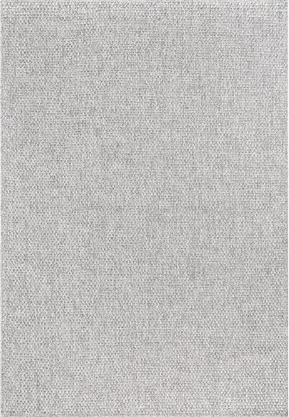 CAMILSON Easy Jute Rug 4x6, Indoor Outdoor Gray Color Farmhouse Area Rugs - Image 3