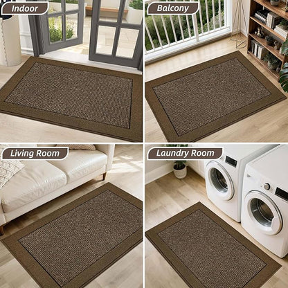 BEQHAUSE Indoor Door Mat 24" x 36", Dirt Trapper Door Mats Non-Slip Entryway - Image 8