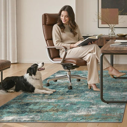 48"x72" Office Chair Mat for Hardwood Tile Floor, Under Desk Carpet Protector - Image 7
