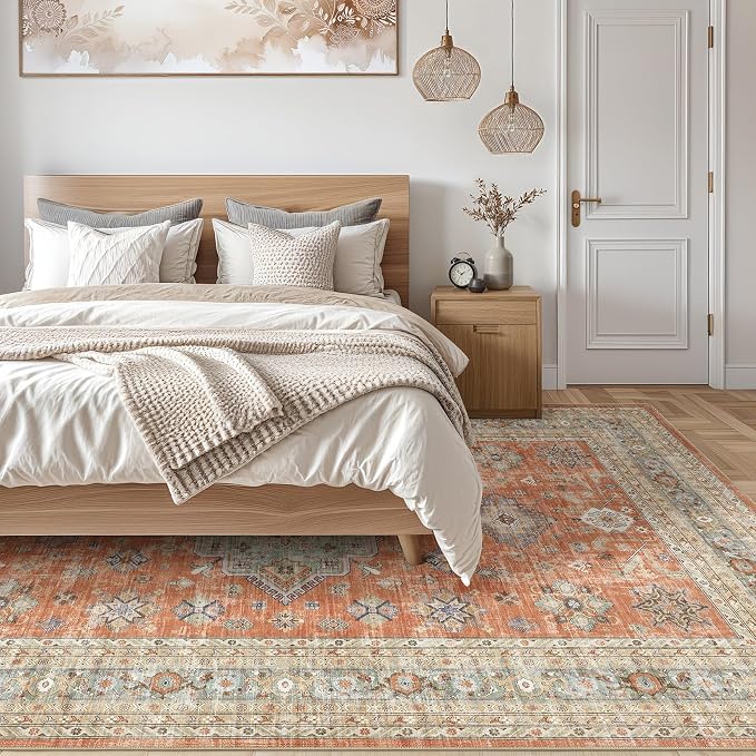 Vintage Living Room Area Rug 9x12 - Image 6
