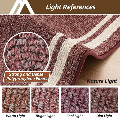 COSY HOMEER Kitchen Rugs Non-Slip 20" x30/20 x48 Inch Thick Polypropylene - Image 9