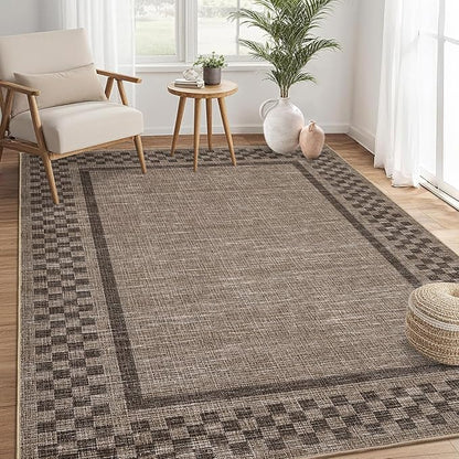 GarveeHome Modern Bordered 9x12 Area Rugs - Image 2
