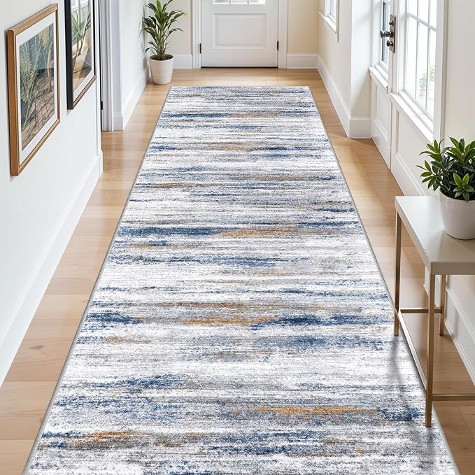 4x12 Runner Rug for Wide Hallway: Long Washable Runners for Entryway Living - Image 2