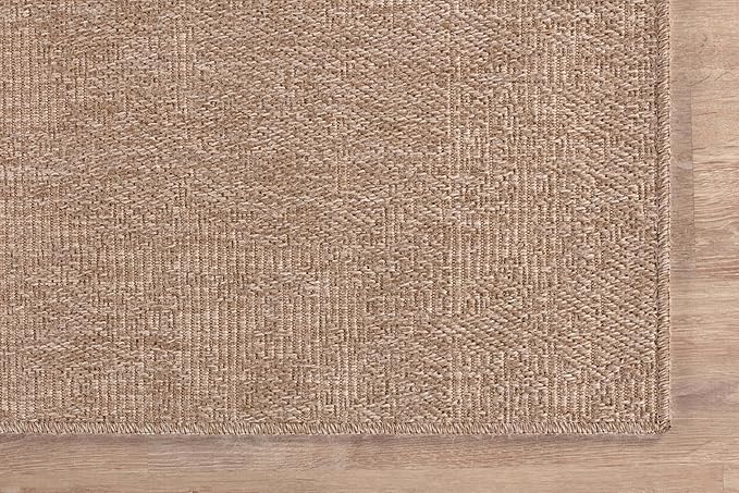 CAMILSON Easy Jute Rug 4x6, Indoor Outdoor Natural Color Fiber Area Rugs - Image 7