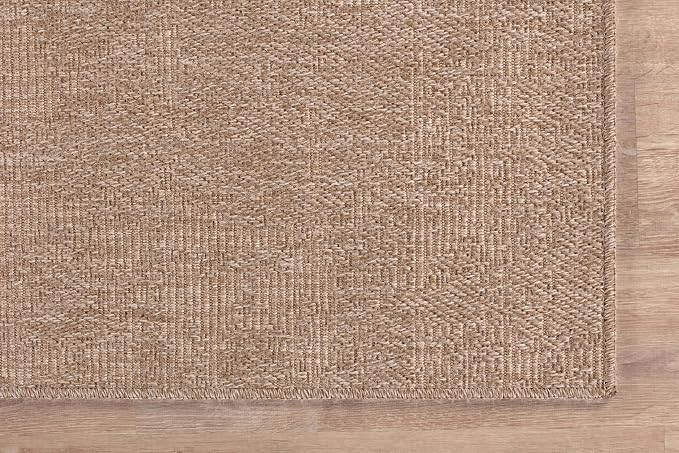 CAMILSON Easy Jute Rug 8x10, Indoor Outdoor Natural Color Fiber Area Rugs - Image 5