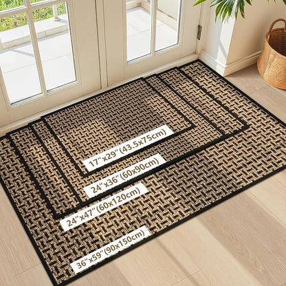 LEKEEPGO Door Mat Indoor Entrance 24"x36", Absorbent Indoor Door Mat, Non Slip - Image 7