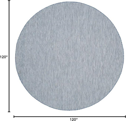 SAFAVIEH Outdoor Round Rug 10' - Image 2