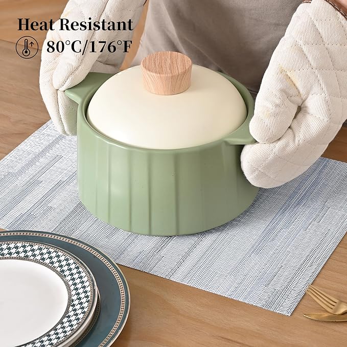 Leetaltree LightSteel Blue Placemats Set of 12 - Image 5