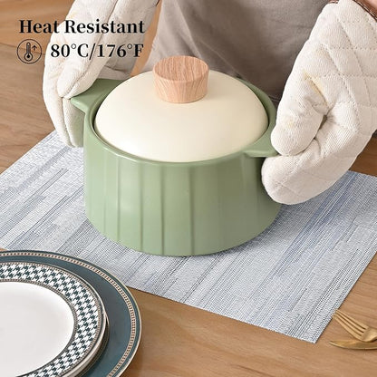 Leetaltree LightSteel Blue Placemats Set of 12 - Image 5