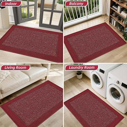 BEQHAUSE Indoor Door Mat 20" x 32", Dirt Trapper Door Mats Non-Slip Entryway - Image 8