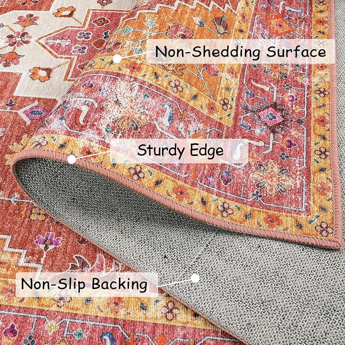 Moynesa Ultra-Thin Washable 10x14 Area Rugs - Image 6
