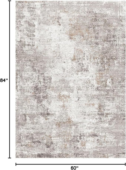 5x7 Non-Slip Machine Washable Area Rug - Image 2