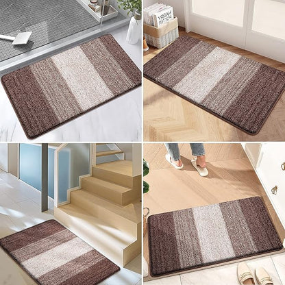Kitinjoy Indoor Outdoor Door Mat, 70x32 Non-Slip Absorbent Dirt Trapper - Image 6