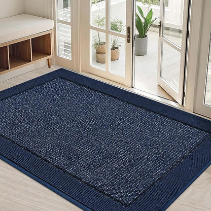 BEQHAUSE Indoor Door Mat 32" x 48", Dirt Trapper Door Mats Non-Slip Entryway by BEQHAUSE