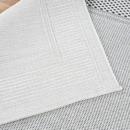 CAMILSON Easy Jute Rug 2x7, Indoor and Outdoor Off-White Runner Rug - Image 7
