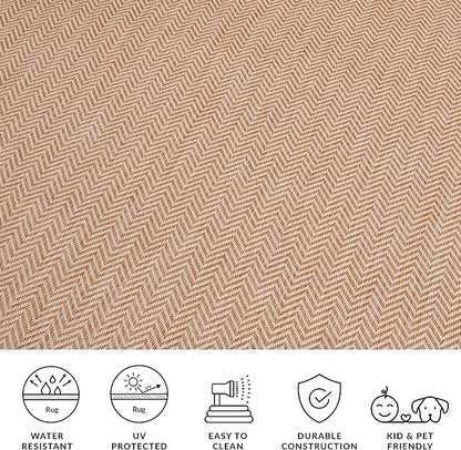 SAFAVIEH Outdoor Square Rug 10' - Image 7