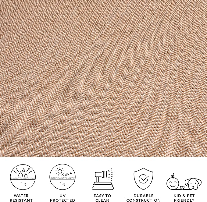 SAFAVIEH Outdoor Square Rug 9' - Image 9