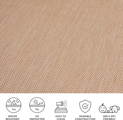SAFAVIEH Outdoor Square Rug 9' - Image 9