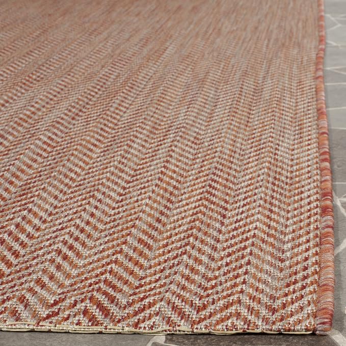 SAFAVIEH Outdoor Area Rug 6'7"x9'6" - Image 6