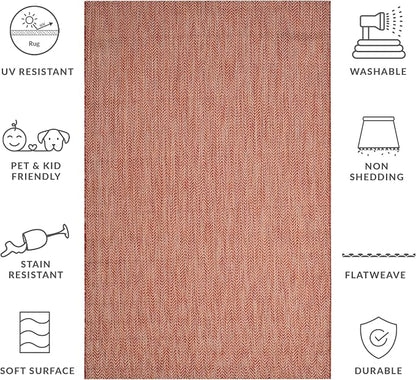 SAFAVIEH Outdoor Accent Rug 2'7"x5' - Image 7