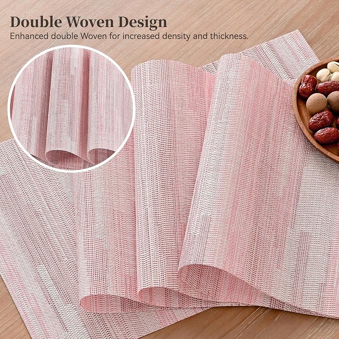 Leetaltree Misty Rose Placemats Set of 8 - Image 3