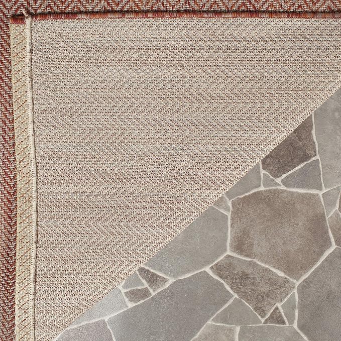 SAFAVIEH Outdoor Area Rug 6'7"x9'6" - Image 5