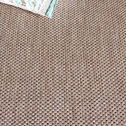 SAFAVIEH Courtyard Collection 2'3" x 18' Natural/Black CY8521 Indoor/ Outside - Image 6