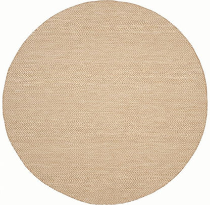 SAFAVIEH Outdoor Round Rug 9' - Image 3